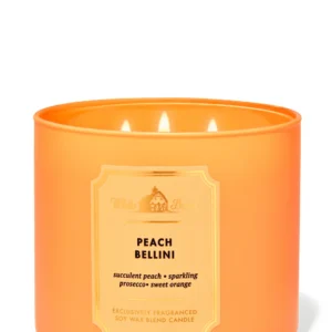 BATH & BODY WORKS 3-Wick Candle Peach Bellini