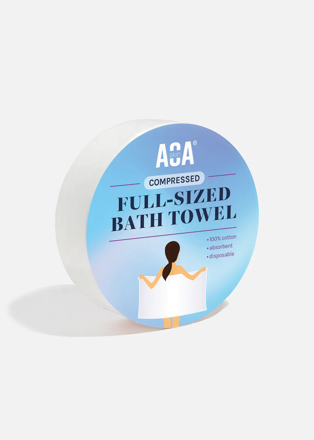 AOA Skin Compressed Full Sized Bath Towel
