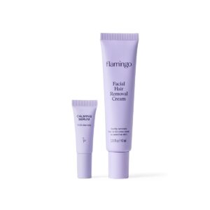 FLAMINGO Flamingo Women's Facial Hair Removal Treatment Cream with Calming Serum