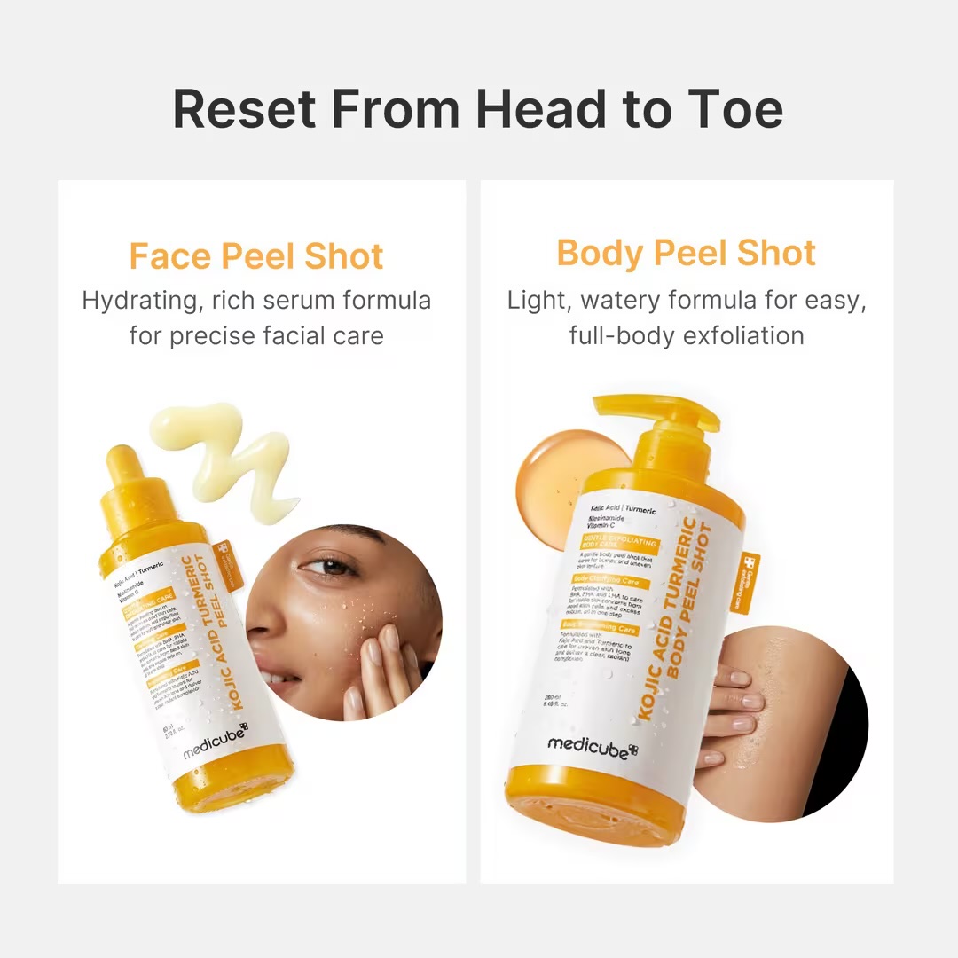 MEDICUBE Kojic Acid Turmeric Body Peel Shot - Image 5