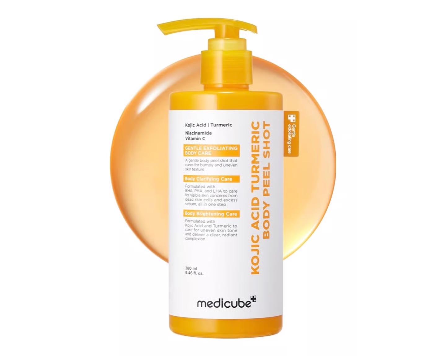 MEDICUBE Kojic Acid Turmeric Body Peel Shot